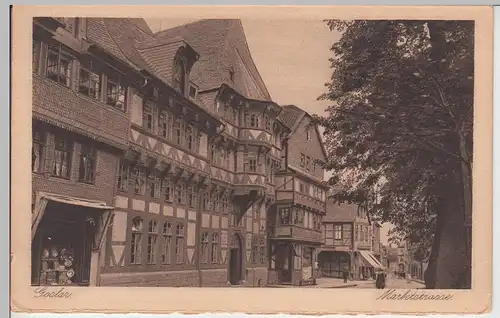 (97174) AK Goslar, Marktstraße vor 1945