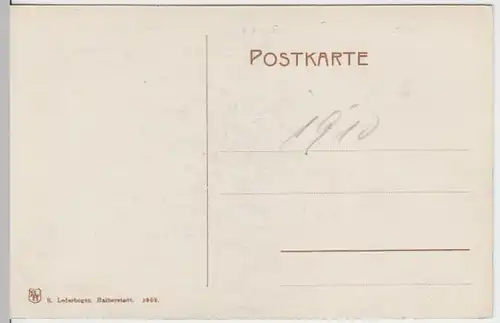 (8714) AK Goslar, Rathaus 1910