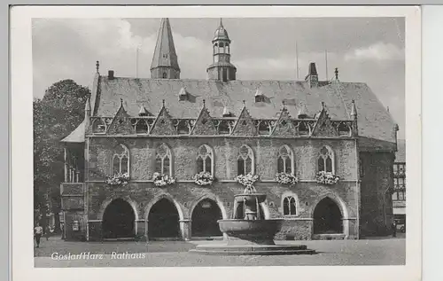 (68093) AK Goslar, Rathaus, vor 1945