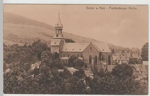 (68095) AK Goslar, Frankenberger Kirche vor 1945