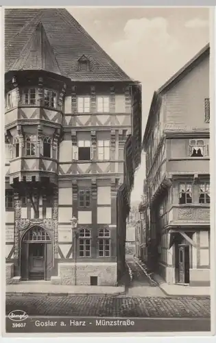 (6055) Foto AK Goslar, Harz, Münzstr., Standesamt 1930