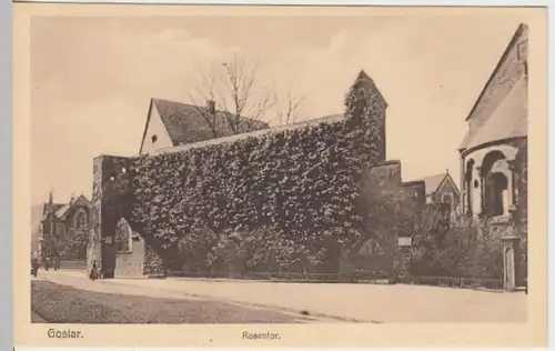 (14820) AK Goslar, Rosentor 1920