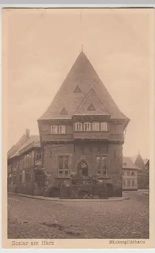 (115954) AK Goslar, Bäckergildehaus 1910/20er