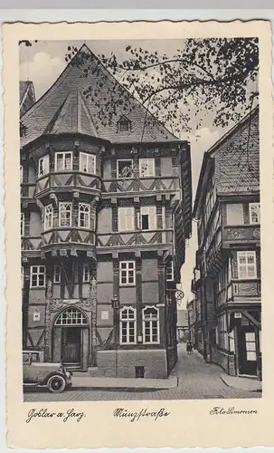 (114052) AK Goslar, Münzstraße, vor 1945