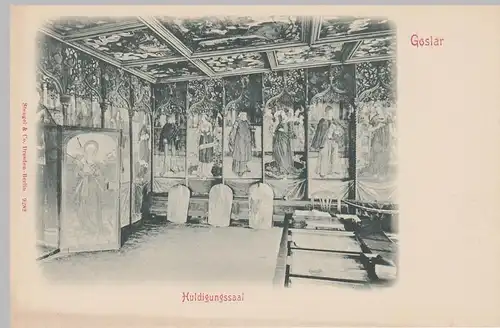 (108931) AK Goslar, Rathaus, Huldigungssaal, bis 1905