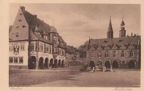 (107780) AK Goslar, Markt, Kaiserworth, Rathaus 1926