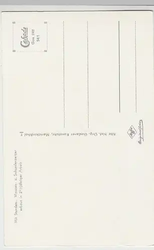 (105940) Foto AK Goslar, Strohkunstuhr Eiffelturm