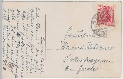 (23161) AK 1000 Grüße, Rosen, Vergißmeinnicht 1919