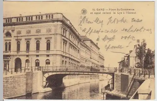(10744) AK Gand, Place du Commerce 1910er