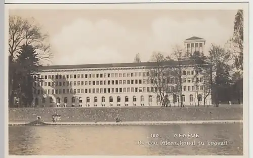 (24509) Foto AK Geneve, Genf, Bureau International du Travail, vor 1945