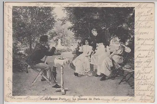 (115738) AK Gemälde Moderner Paris, La pomme de Paris 1903