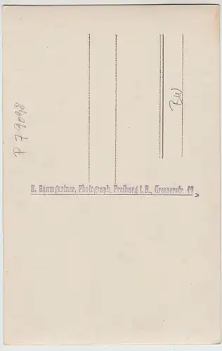 (99020) Foto AK Freiburg i.B., Münster, Portal, vor 1945