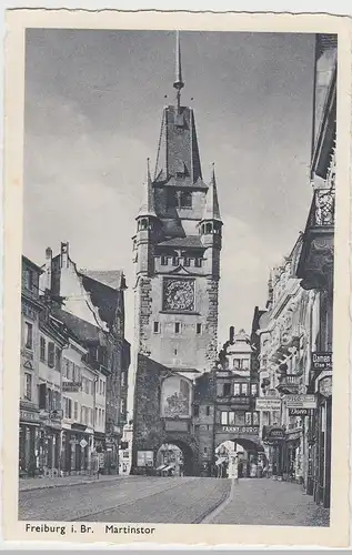 (96076) AK Freiburg, Breisgau, Martinstor, vor 1945