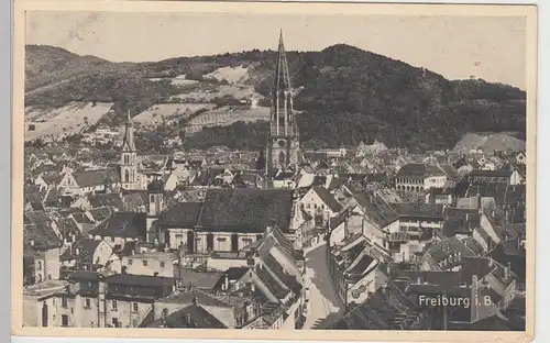 (87903) AK Freiburg im Breisgau, Stadtansicht 1925