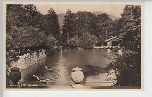 (84631) Foto AK Freiburg i.B., Waldsee 1940