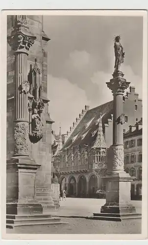 (75682) Foto AK Freiburg im Breisgau, historisches Kaufhaus, vor 1945