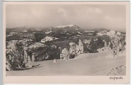 (68112) Foto AK Freiburg im Breisgau, Blick auf den Belchen, 1940