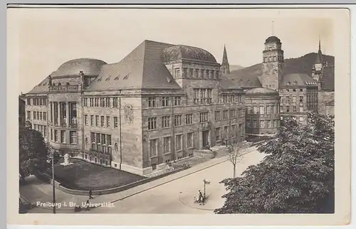 (41119) Foto AK Freiburg i.Br., Universität, vor 1945