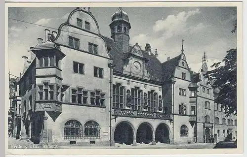 (32307) AK Freiburg i.Br., Rathaus, 1946