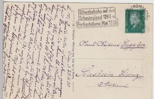 (111345) AK Freiburg i.Br., Mutterhaus d. Barmherzigen Schwestern 1930