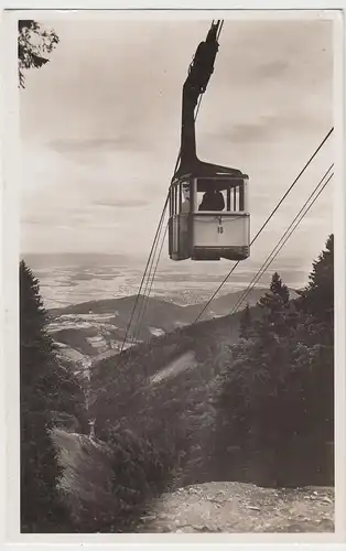 (110340) Foto AK Freiburg i.Br., Schwebebahn a.d. Schauinsland 1935