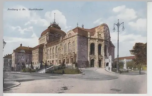 (107354) AK Freiburg i.Br., Stadttheater, 1910er