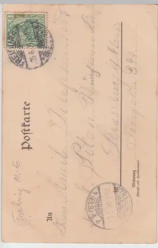 (105903) Künstler AK C. Jung, Freiburg im Breisgau, Münster 1904