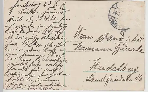 (101112) AK Freiburg im Breisgau, Neues Stadttheater 1911