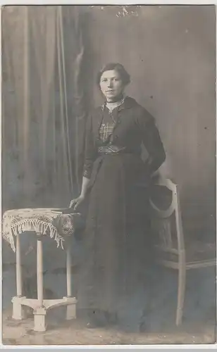 (75779) orig. Foto junge Frau, Kabinettfoto vor 1945