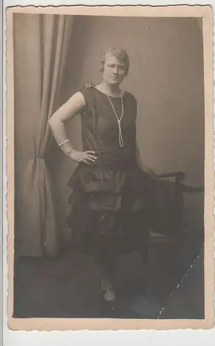 (73210) orig. Foto Kabinettfoto junge Frau vor 1945