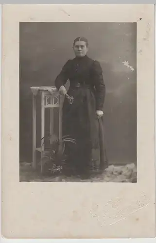 (73200) orig. Foto Kabinettfoto junge Frau Sofie Müller a. Dornhausen, 1918