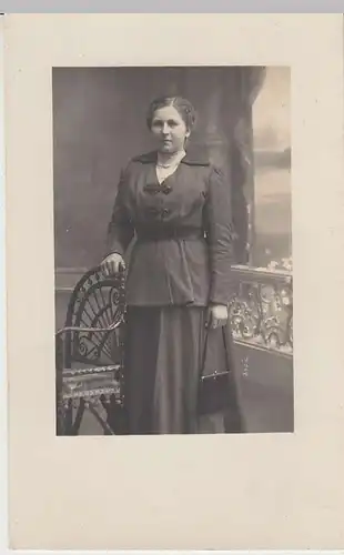 (37378) Foto AK junge Frau, Kabinettfoto, vor 1945