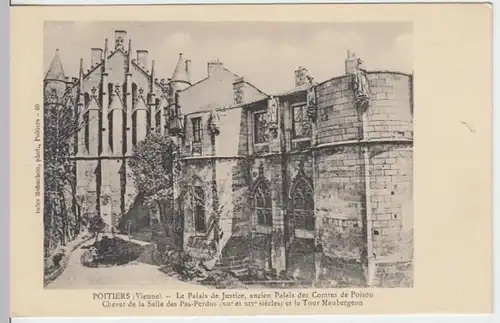 (9427) AK Poitiers, Justizpalast, Palast Graf von Poitou, vor 1945