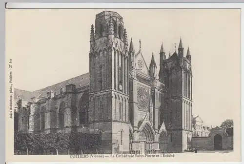 (9426) AK Poitiers, Kathedrale St. Pierre, vor 1945