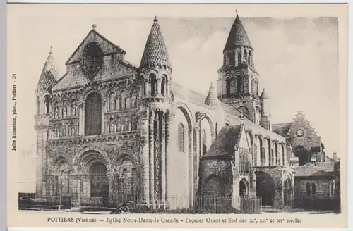 (9425) AK Poitiers, Notre-Dame la Grande, vor 1945