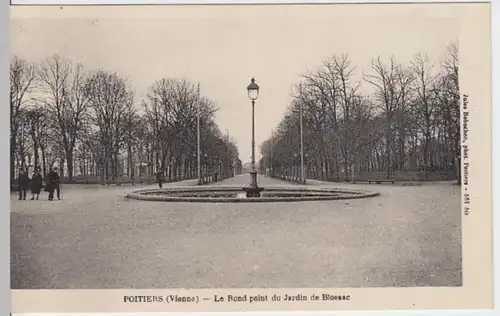 (7574) AK Poitiers, Blossac Park, vor 1945