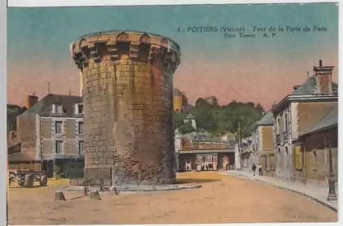 (7556) AK Poitiers, Porte de Paris, vor 1945