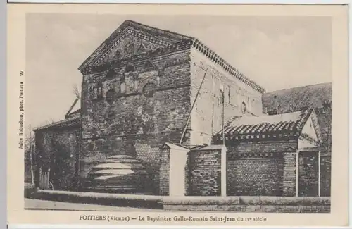 (7545) AK Poitiers, Baptisterium St. Jean, vor 1945