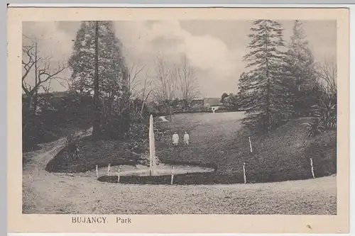 (53540) AK Bujancy, Park, Feldpost 1917