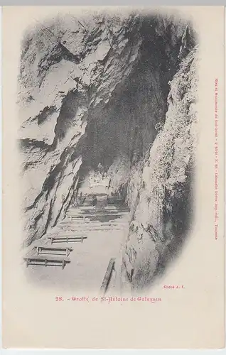 (53039) AK Gorges de Galamus, Grotte Saint-Antoine, vor 1905