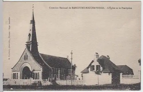 (5218) AK Rancourt, Somme, Kirche, Presbyterium, vor 1945
