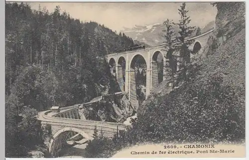 (5212) AK Chamonix-Mont-Blanc, Saint-Marie Brücke, vor 1945