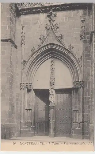 (50991) AK Montferrand, L'Eglise, Porte occidentale, vor 1945