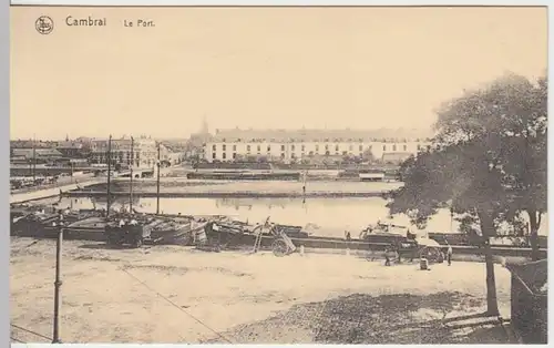 (4748) AK Cambrai, Hafen, vor 1945