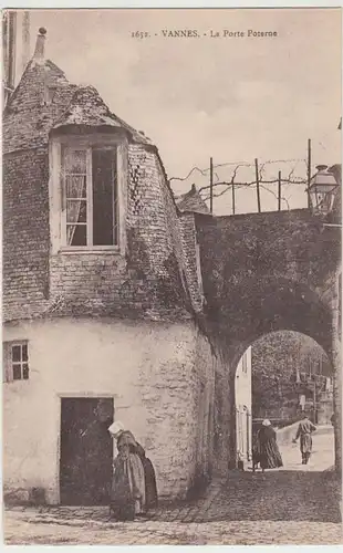 (40402) AK Vannes, La Porte Poterne 1910er