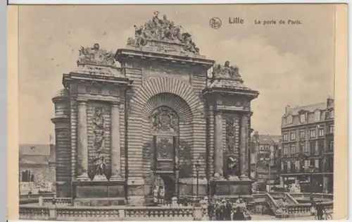 (3361) AK Lille, Frankreich, Tor von Paris, Feldpost 1915