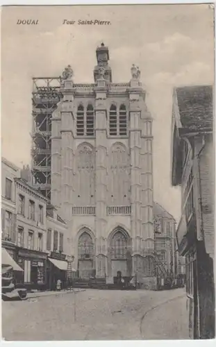 (3307) AK Douai, Glockenturm St. Peter, vor 1945