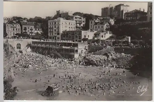 (19823) Foto AK Biarritz, Bad, Port Vieux, vor 1945