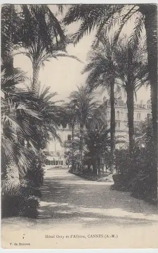 (16014) AK Cannes, Hotel Gray et d' Albion 1913