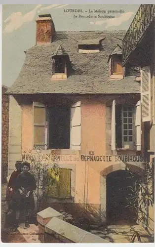 (16010) AK Lourdes, Haus der Bernadette Soubirous, vor 1945